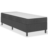 Vidaxl boxspringframe stof grijs 90x200 cm