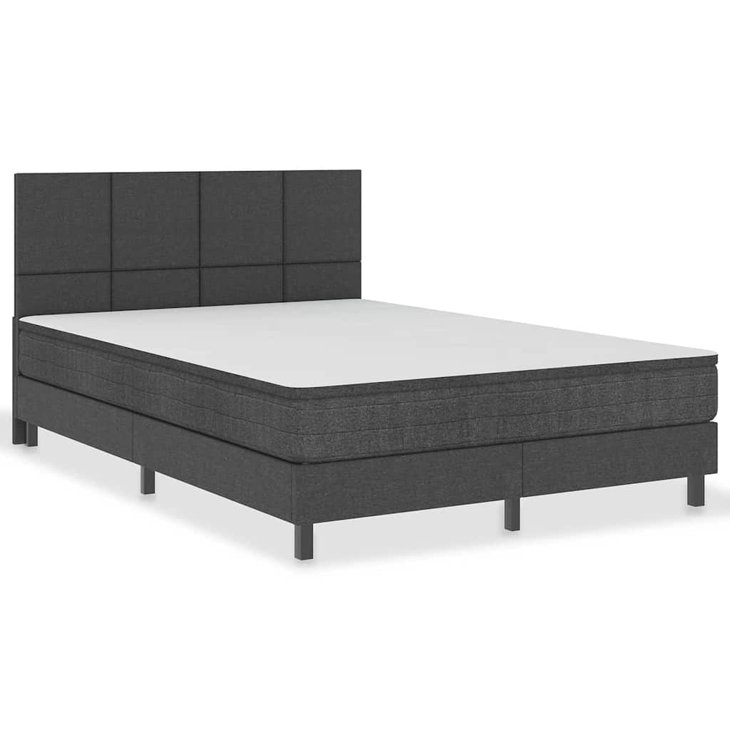 Vidaxl hoofdbord 160x200 cm stof donkergrijs