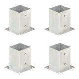 Vidaxl Paalanchers 4 ST 101 mm verzinktes Metall
