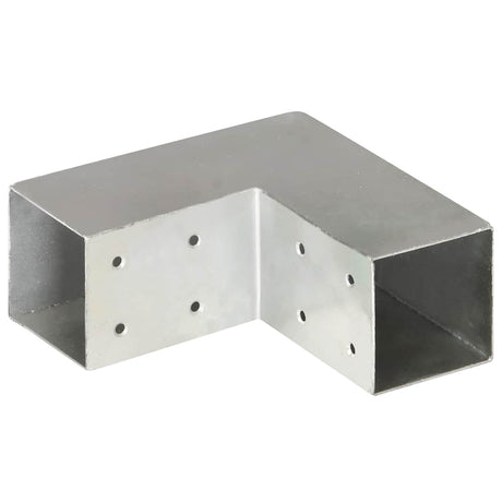 Vidaxl Pfostenverbindungen 4 Stück L-Form 71x71 mm verzinktes Metall