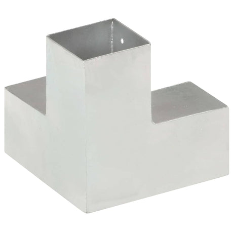 Vidaxl-Pfahlverbindungen 4 PC Y-Form 81x81 mm verzinktes Metall