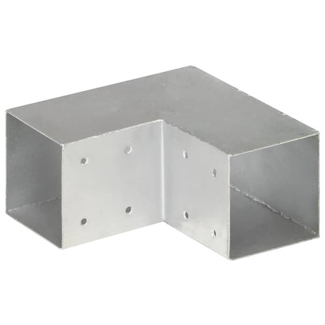 Vidaxl Pfostenanschluss L-Form 91x91 mm verzinktes Metall