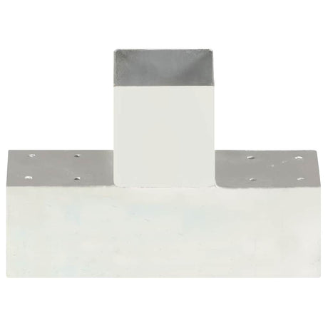 Vidaxl-Pfahlverbindung T-Form 91x91 mm verzinktes Metall
