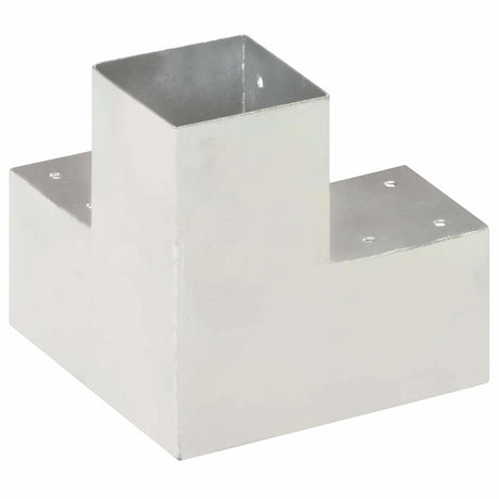Vidaxl-Pfahlverbindungen 4 PC Y-Form 91x91 mm verzinktes Metall