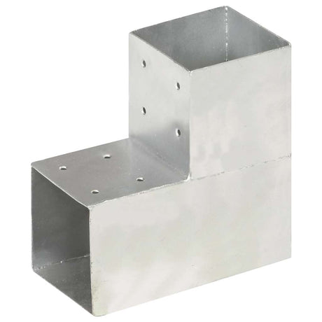 VidaXL Pfostenanschluss L-Form 101x101 mm verzinktes Metall