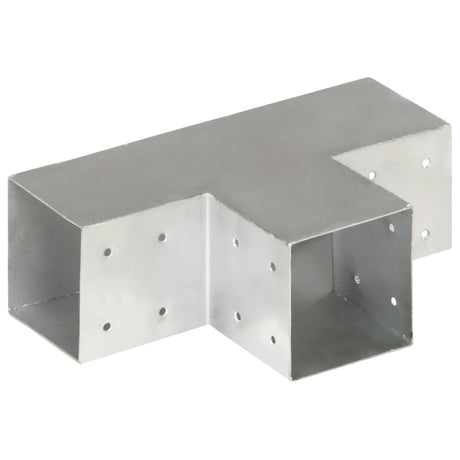 Vidaxl Pfostenanschluss T-Form 101x101 mm verzinktes Metall