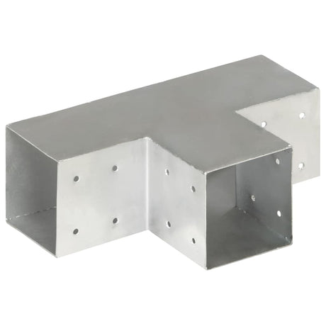 Vidaxl Pfostenanschluss T-Form 101x101 mm verzinktes Metall