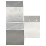 Vidaxl Pfostenverbindungen 4 Stück Y-Form 101x101 mm verzinktes Metall