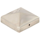 Vidaxl -Pfahlkappen 6 St. Pyramid 81 x 81 mm Edelstahl