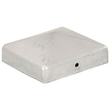 Vidaxl -Pfahlkappen 6 St. Pyramid 81 x 81 mm verzinktes Metall