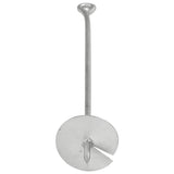 Vidaxl gemahlene Anker 4 ST 10x60 cm verzinktes Metall