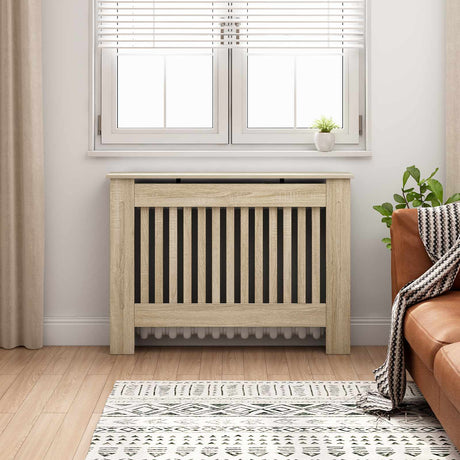 VIDAXL -Radiatorkonstruktion 112x19x81.5 cm MDF