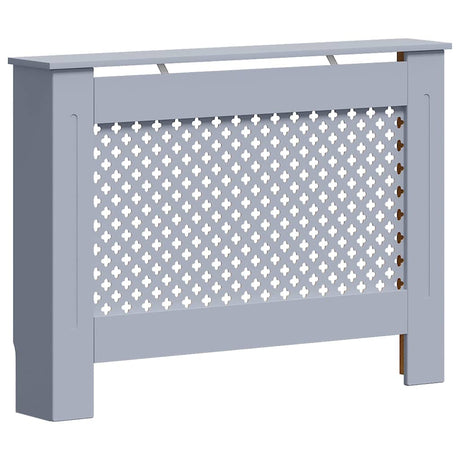 VIDAXL -Radiatorkonstruktion 112x19x81.5 cm MDF -Anthrazit