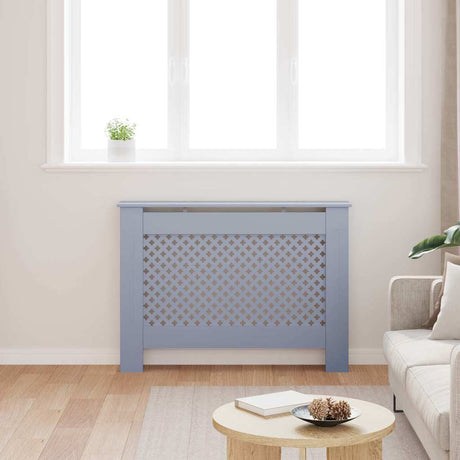 VIDAXL -Radiatorkonstruktion 112x19x81.5 cm MDF -Anthrazit