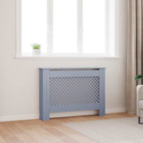 VIDAXL -Radiatorkonstruktion 112x19x81.5 cm MDF -Anthrazit
