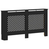 VIDAXL -Radiatorkonstruktion 152x19x81.5 cm MDF Schwarz