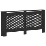 VIDAXL -Radiatorkonstruktion 172x19x81.5 cm MDF Schwarz