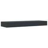 Vidaxl wandschap met lade zwevend 80x25x8 cm zwart
