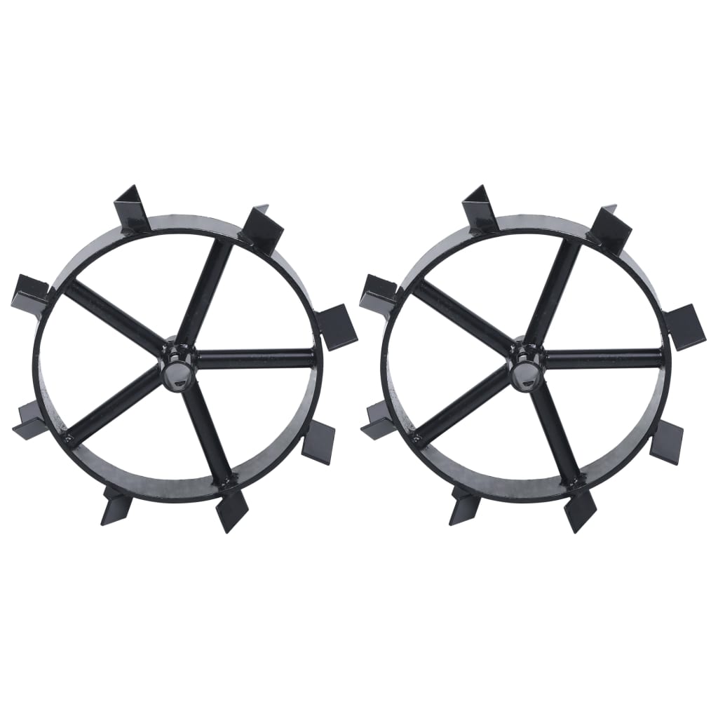 Vidaxl wielen voor 6,5 pk benzinefrees 2 st metaal