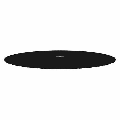 VIDAXL Federmatte für 15 Fuß 4,57 m runde Trampolin -Stoff schwarz