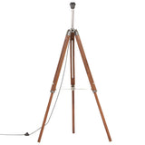 VIDAXL SHOHR LAMPE DRIEPOOT 141 cm Massiv Teakhonig braun und grau