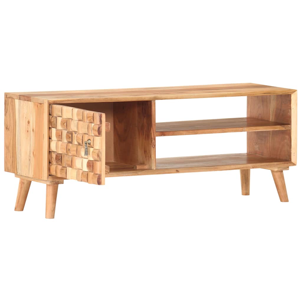 Vidaxl tv-meubel 100x30x40 cm massief acaciahout