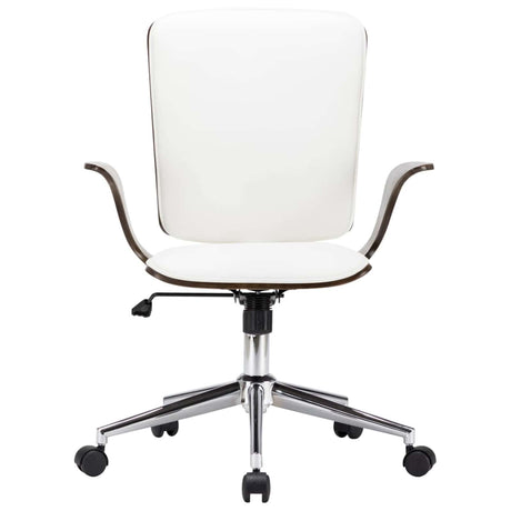 Vidaxl draait bureaustoelen 2 st kunstleer 69 x 61 x 104 cm
