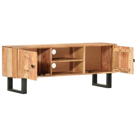 Vidaxl tv-meubel 118x30x45 cm massief acaciahout