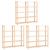 VIDAXL-Speicher 5-Schicht 3-PCs 170x38x170 cm Kiefernholz 500 kg