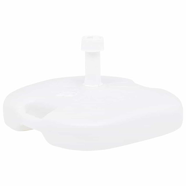 Vidaxl Parasol Fuß mit Sandwasser gefüllt 16 l Kunststoff weiß