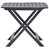 Vidaxl tuintafel inklapbaar 79x72x70 cm kunststof antraciet