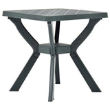 Vidaxl bistrotafel 70x70x72 cm kunststof groen