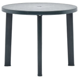 Vidaxl tuintafel 89 cm kunststof groen
