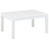 Vidaxl tuintafel 78x55x38 cm kunststof wit