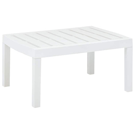 Vidaxl tuintafel 78x55x38 cm kunststof wit