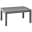 Vidaxl tuintafel 78x55x38 cm kunststof mokkakleurig