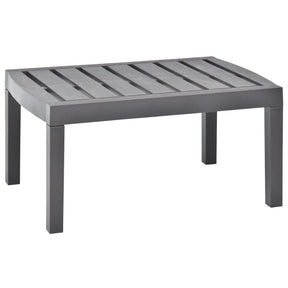 Vidaxl tuintafel 78x55x38 cm kunststof mokkakleurig