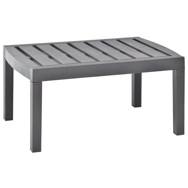 Vidaxl tuintafel 78x55x38 cm kunststof mokkakleurig