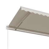Vidaxl Luifel erweitert automatisch 600x300 cm Creme