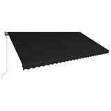 Vidaxl Luifel erweitert automatisch 600x300 cm Anthrazit