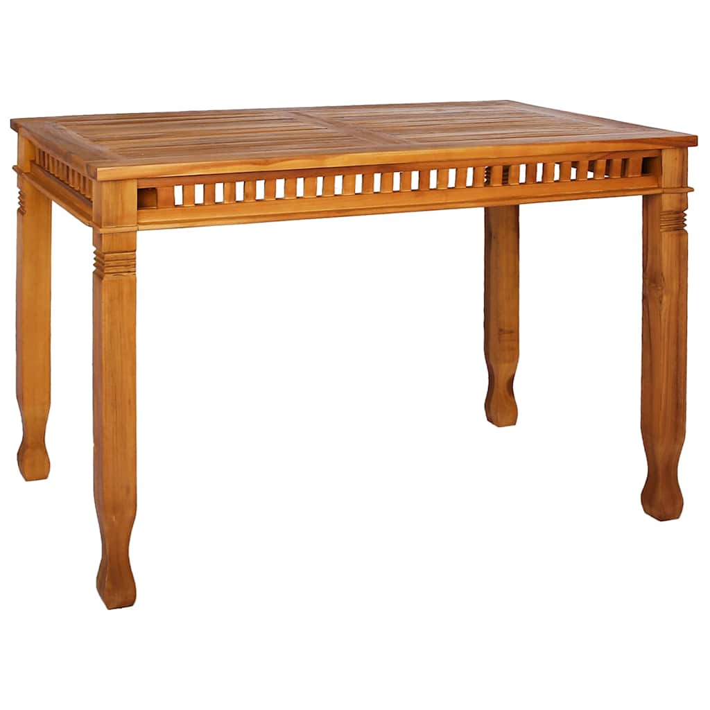 Vidaxl tuintafel 120x65x80 cm massief teakhout