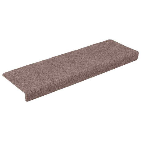 Vidaxl Treppenmatten Selbstadhäsiv 15 Teile 65x21x4 cm Creme mit rechteckiger Kante
