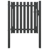 Vidaxl -Anschluss 1x1.25 m Stahlanthrazit