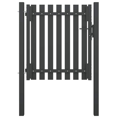 Vidaxl -Anschluss 1x1.25 m Stahlanthrazit