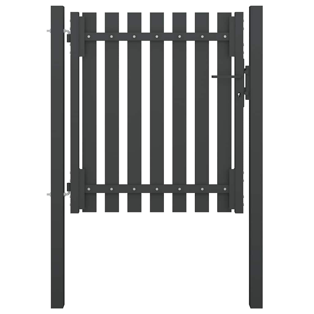 Vidaxx Gartentor Stahl 100x75 cm Anthrazit