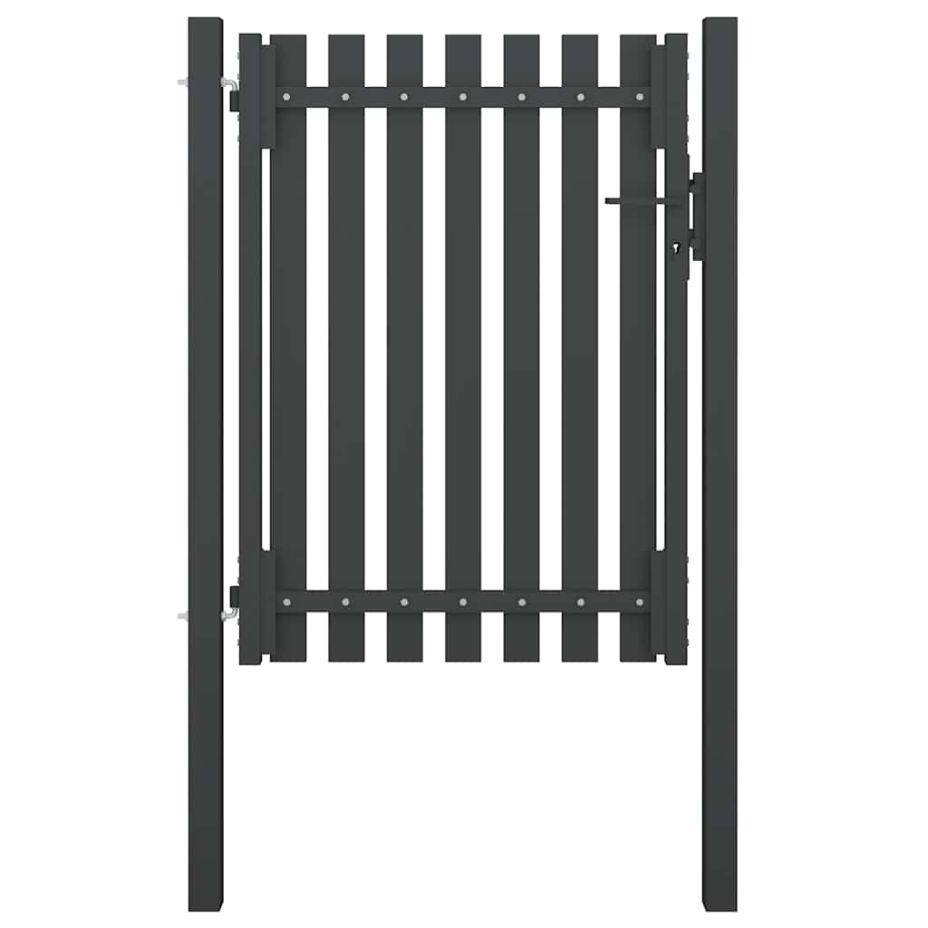Vidaxx Gartentor Stahl 100x125 cm Anthrazit