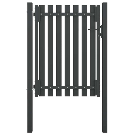 Vidaxx Gartentor Stahl 100x125 cm Anthrazit