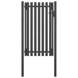Vidaxl Poort 1x2.25 m Stahl -Anthrazit