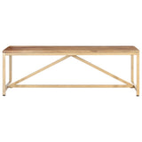 Vidaxl salontafel 120x60x40 cm massief hout