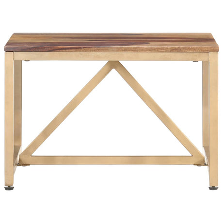 Vidaxl bijzettafel 60x60x40 cm massief hout